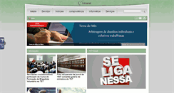 Desktop Screenshot of csjt.jus.br